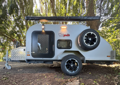 Teardrop camper in Australia